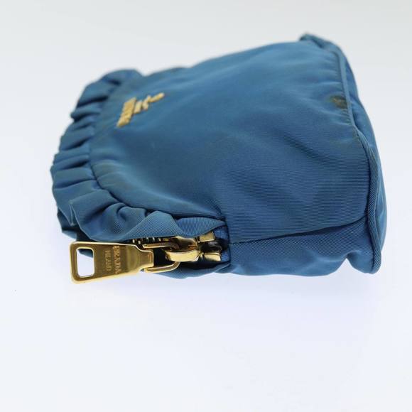 PRADA Pouch Nylon Blue Auth 83739 - Picture 4 of 16